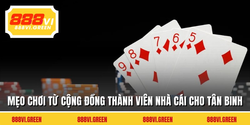 Mẹo chơi từ cộng đồng thành viên nhà cái cho tân binh